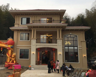 长沙方总AT1700修改版三层高档复式别墅施工实景照片欣赏